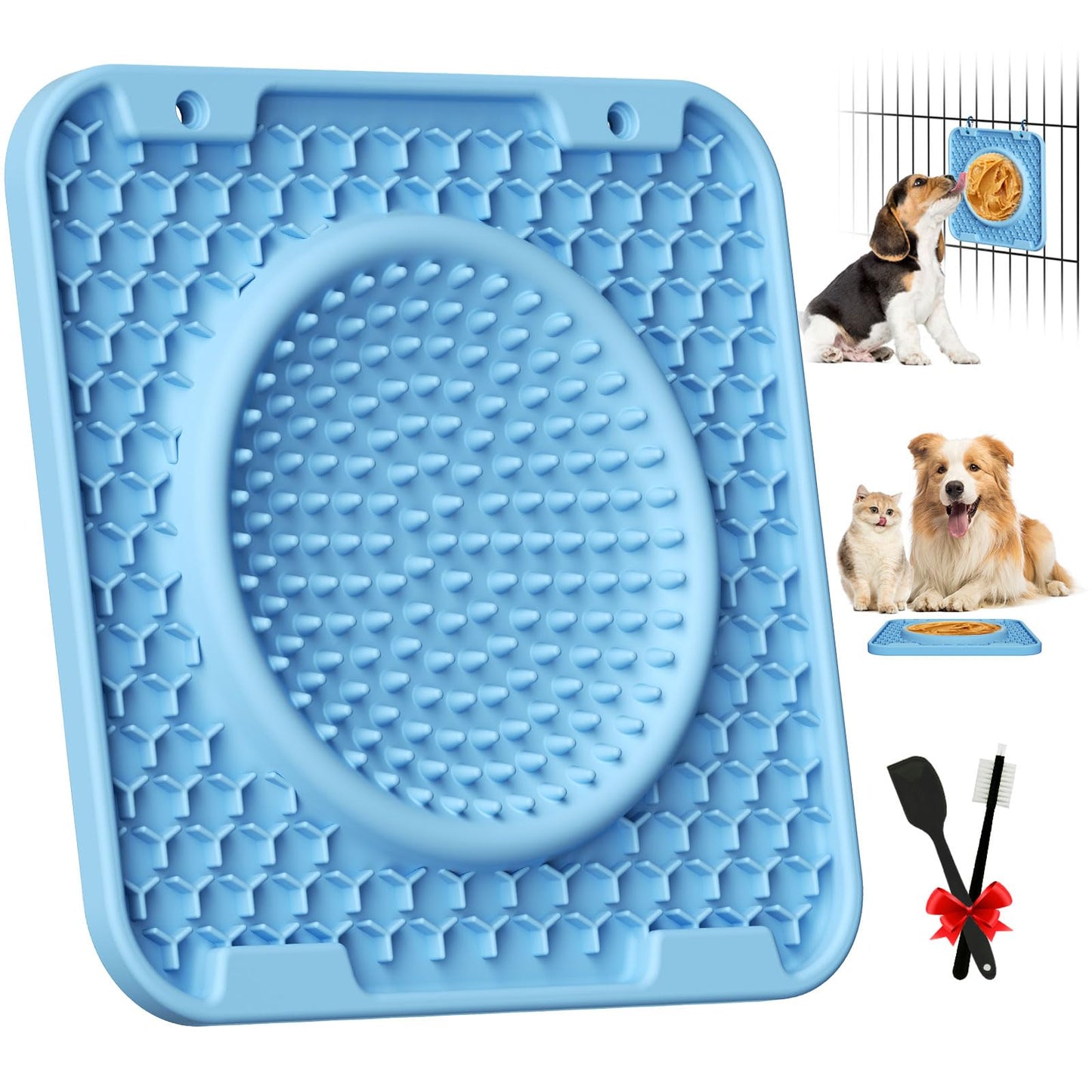 HOSGOT Dog Lick Mats for Large Dogs and CatsThicker BPA Free 3 in 1 Lick Mat Crate Training Aid for PuppiesDog Lick BowlPeanut Butter Licking Pads for Dogs Boredom and Anxiety Relief.
⸻
⭐ Real Pet Owner Feedback
⭐⭐⭐⭐⭐
“This really helps