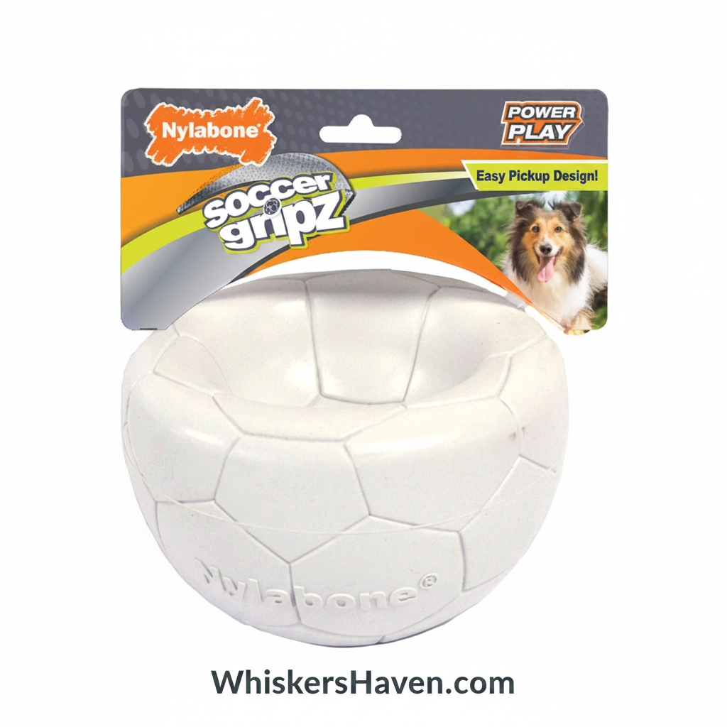 Nylabone Soccer Gripz Ball.