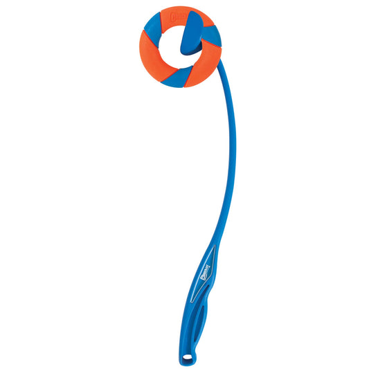 Chuckit! Ring Chaser Dog Ball Launcher Dog Toy Set 22 Inch Length with 4.5 Inch Dog Ball Ring