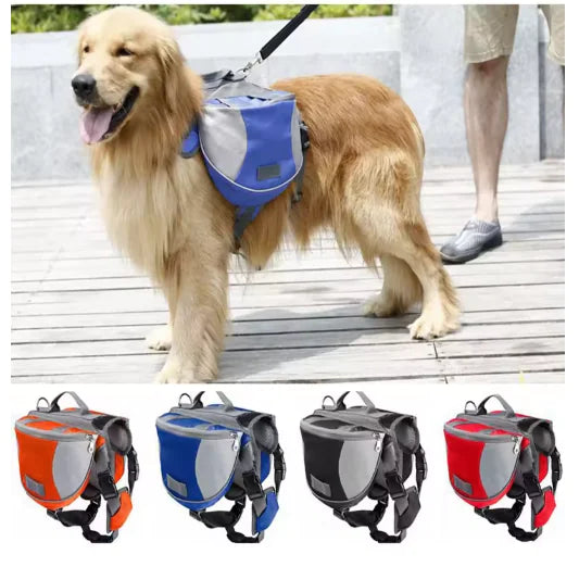 Pet Explorer Outdoor Backpack with leash attachment