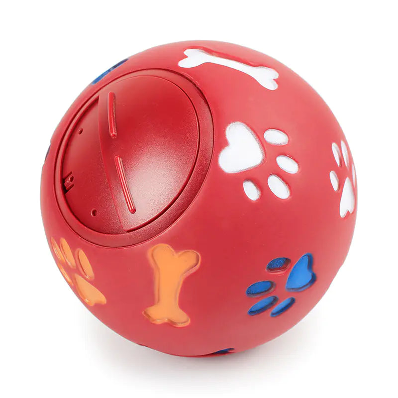 Bite-Resistant Spherical Rubber Pet Toy Ball